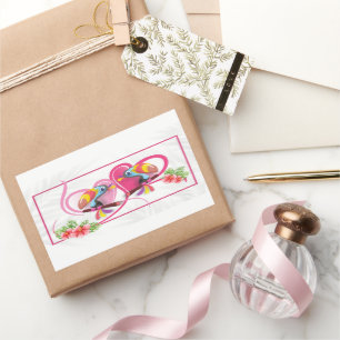 Tropical Toucan Love Rectangular Sticker