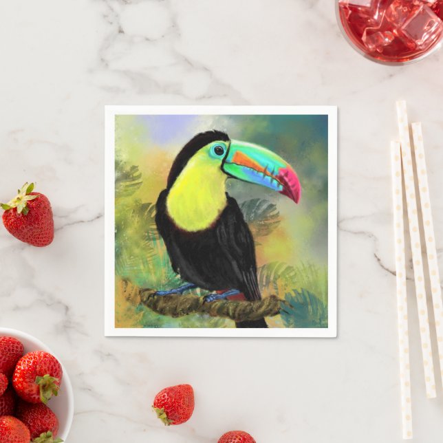 Tropical Toucan Napkins (Insitu)
