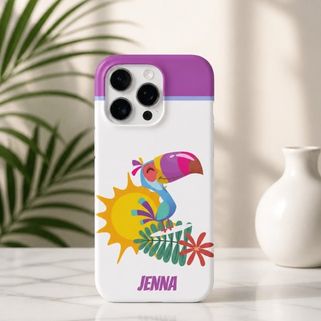 Tropical Toucan Personalised iPhone Case (Creator Uploaded)
