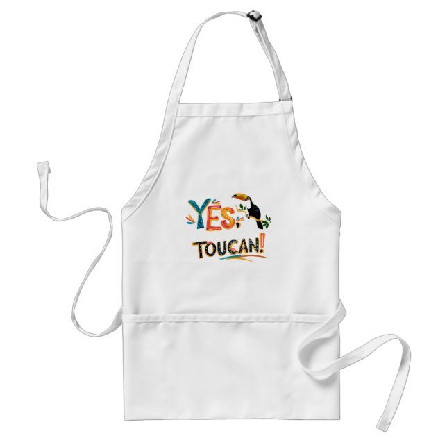 Tropical Toucan - Playful Jungle Standard Apron (Front)