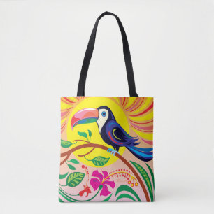 Tropical Toucan Sun Tote Bag