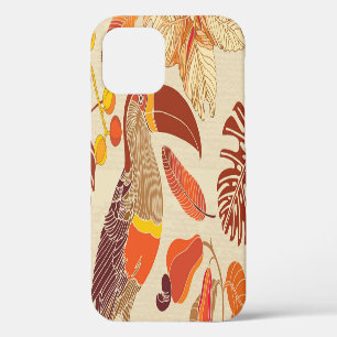 Tropical Toucans: Exotic Seamless Design iPhone 12 Case