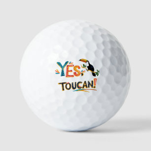 Tropical Toucans - Playful Jungle Golf Balls