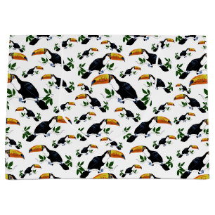 Tropical Toucans - Playful Jungle Large Gift Bag