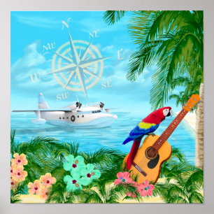 Tropical Travels Poster