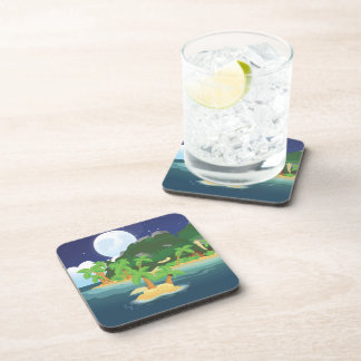 Tropical Treasure Island Coaster