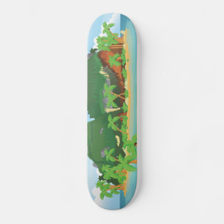 Tropical Treasure Island Skateboard