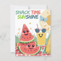 Tropical Treats Party Invitation – Sweet Summer Ba
