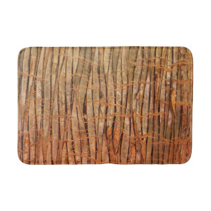 Tropical Tree Bark Nature Photo Bath Mat