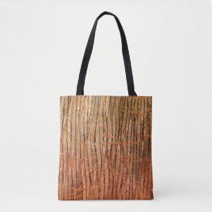 Tropical Tree Bark Nature Wickery Photo Tote Bag