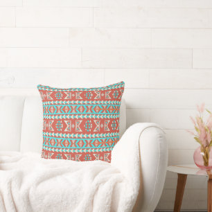 Tropical Tribal Summer Cushion