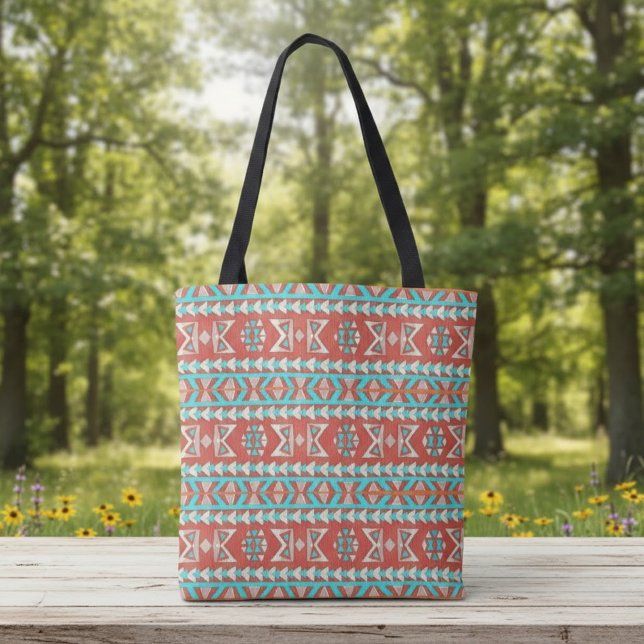 Tropical Tribal Summer Tote Bag (Creator Uploaded)