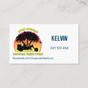 Tropical Trike Tours Business Card