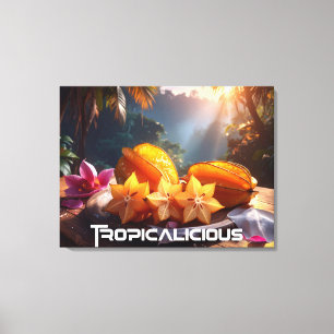 TROPICAL - TROPICALICIOUS CANVAS PRINT