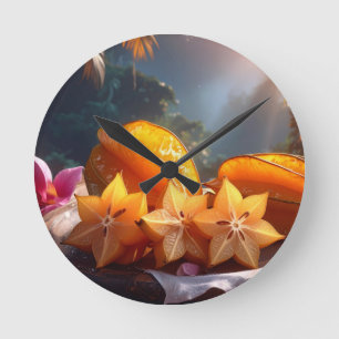 TROPICAL - TROPICALICIOUS ROUND CLOCK