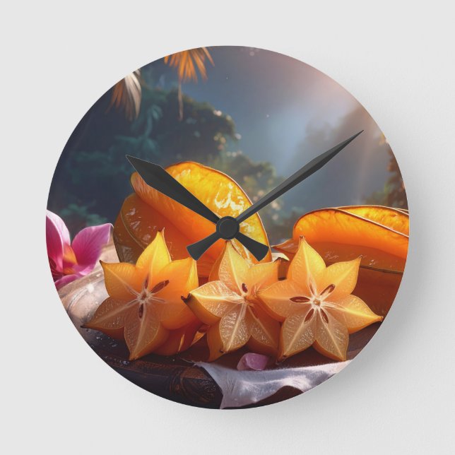 TROPICAL - TROPICALICIOUS ROUND CLOCK (Front)