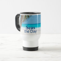 Tropical turquoise beach scene Seas the Day