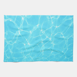 Tropical Turquoise Blue Ocean Tea Towel