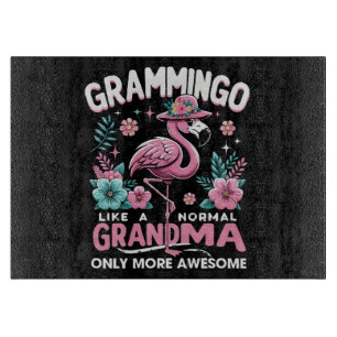 Tropical Twilight Flamingo Cutting Board