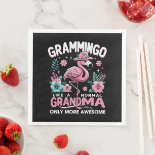 Tropical Twilight Flamingo Napkin