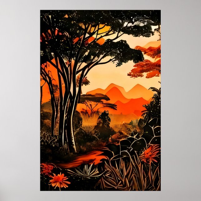 Tropical Twilight Poster (Front)
