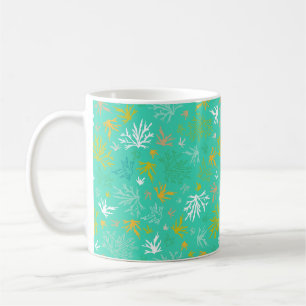 Tropical Underwater Coral Reefscape Coffee Mug