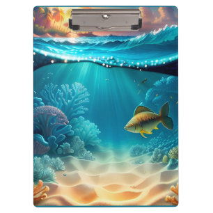 Tropical Underwater Landscape Clipboard