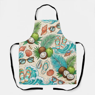 Tropical vacation. apron