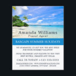 Tropical Vacation, Travel Agent Advert Flyer<br><div class="desc">Tropical Vacation,  Travel Agent Advertising Flyers By The Business Card Store.</div>