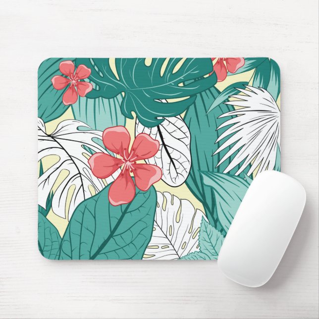 Tropical Vibe Mouse Mat (With Mouse)