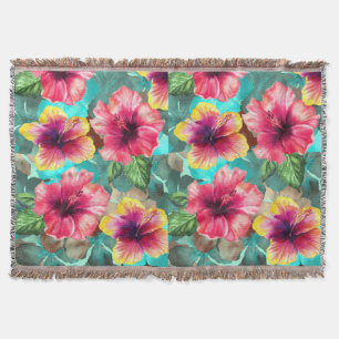 tropical vibe throw blanket