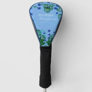 Tropical Vibes Blue Green  Golf Head Cover