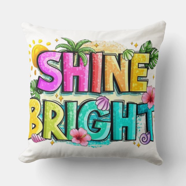 Tropical Vibes Cushion (Front)