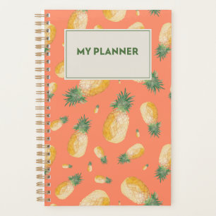 Tropical Vibes Fruit-Themed Stationery Planner