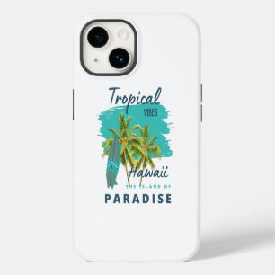 Tropical Vibes Hawaii Island of Paradise iPhone 14 Case