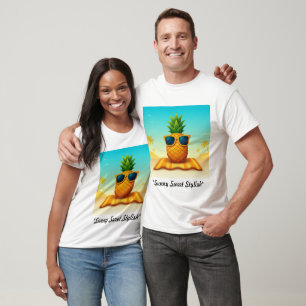 "Tropical Vibes Only" T-Shirt