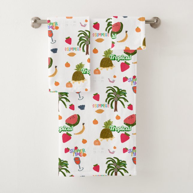 tropical vibes-towel set (Insitu)