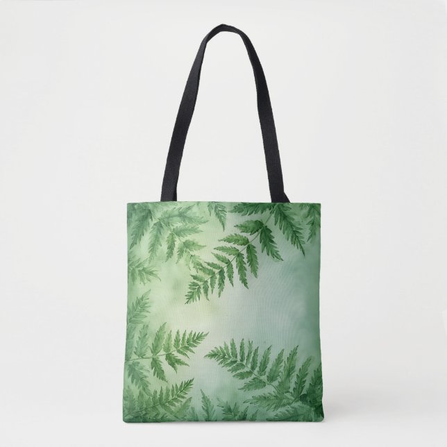 Tropical Vibes Watercolor Tote Bag (Front)