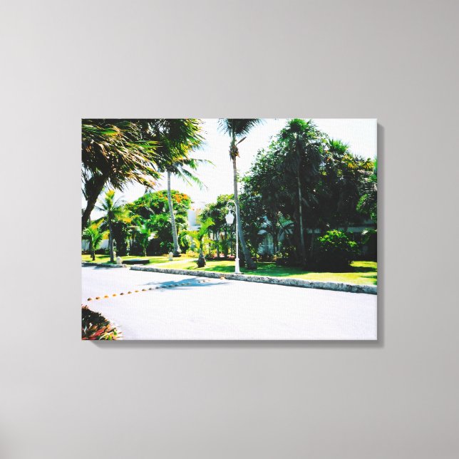 Tropical ViewPoint Canvas Print (Front)