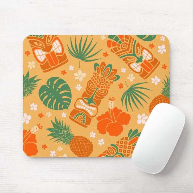 Tropical Vintage Aloha art Mouse Mat (With Mouse)