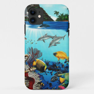 Tropical visions iPhone 11 case