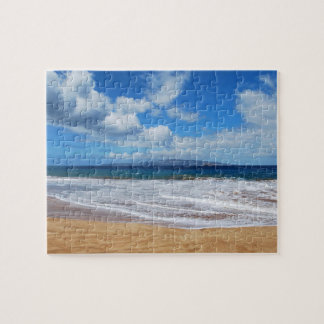 Tropical Wailea beach, Maui Hawaii Jigsaw Puzzle