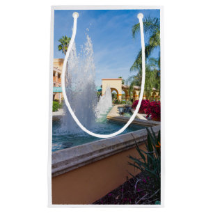 Tropical Water Fountain Small Gift Bag