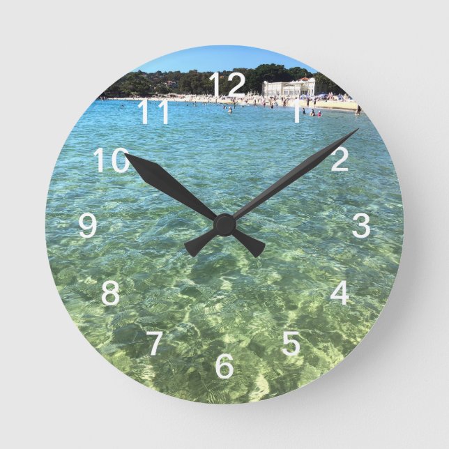 Tropical Water Wall Clock (Front)