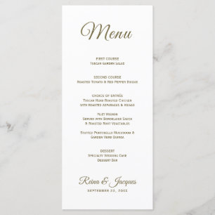 Tropical Watercolor Beach Palm Tree Wedding Menu
