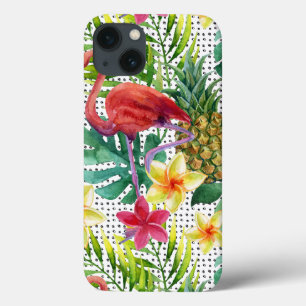 Tropical Watercolor iPhone 13 Case