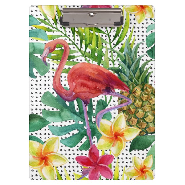Tropical Watercolor Clipboard (Front)