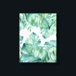 Tropical Watercolor Monstera Palm Leaves Canvas Print<br><div class="desc">Add a touch of tropical elegance to your home with this stunning wrapped canvas print featuring watercolor monstera palm leaves by Victoria Grigaliunas of Do Tell A Belle. This exquisite artwork showcases large palm leaves in vibrant shades of green, bringing the beauty of nature indoors. Perfect for adding a refreshing...</div>