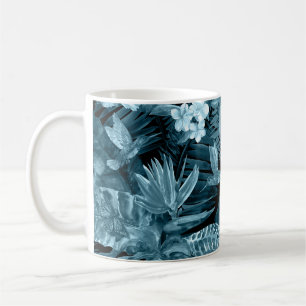 Tropical Watercolor Paradise: Jungle Blossom Coffee Mug