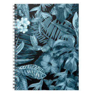 Tropical Watercolor Paradise: Jungle Blossom Notebook